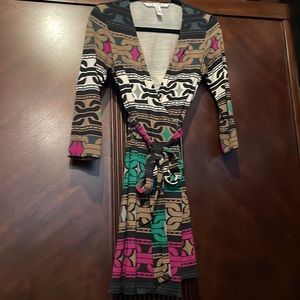 Diane con Furstenberg Sipk Wrap Dress 2